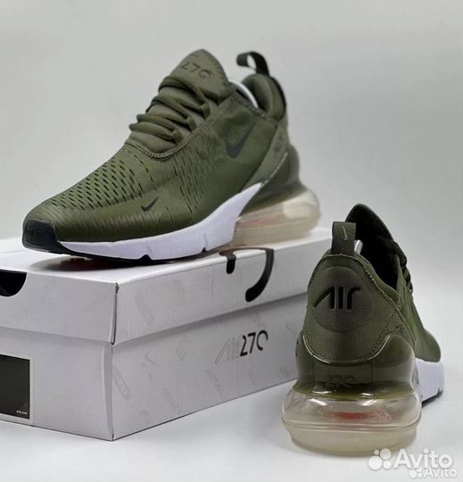 Nike air max 270 зелёные бел. подошва разм. 43