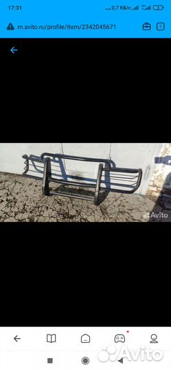 Кенгурятник на ниву