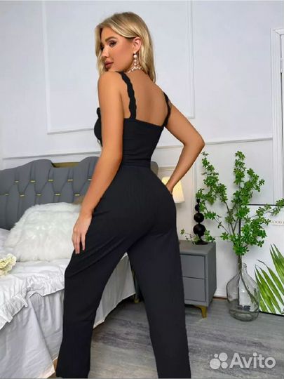 Оптом. Пижама - черный №Н-83500