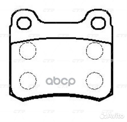 Колодки торм. (старый арт. ckbz-3) MB 190 82-93