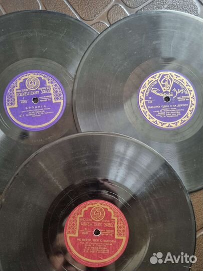 Грампластинки СССР 78 оборотов
