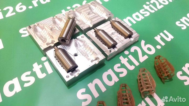 Форма для литья кормушки пуля