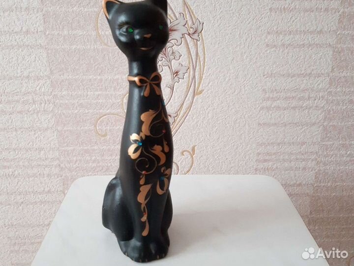 Статуэтка кошка керамическая