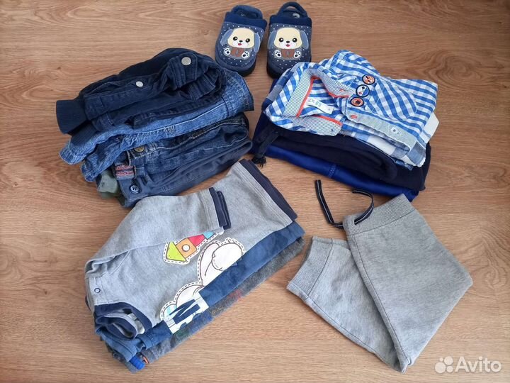 Вещи пакетом на мальчика 74-86 см/9-18 мес за всё