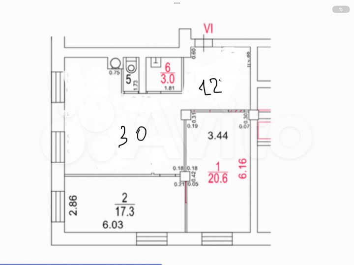 Свободного назначения, 80 м²