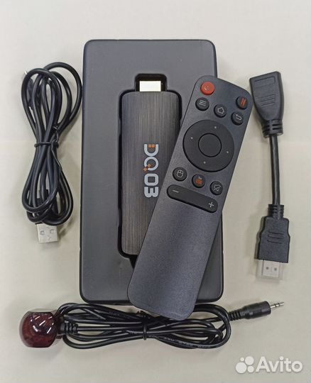 Смарт тв приставка-стик DQ03 2/16гб Android 10