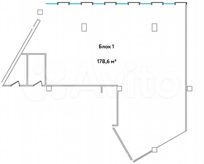Аренда офиса 191.1 м² в бизнес-центре Аэро Сити