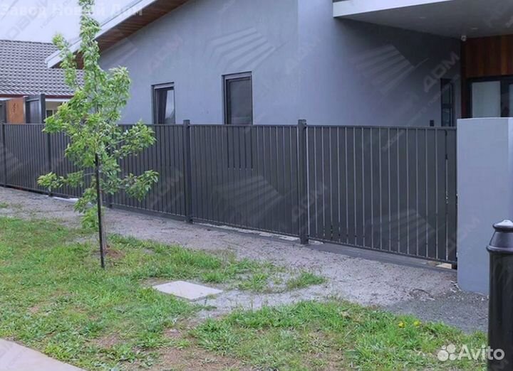 Забор металлический