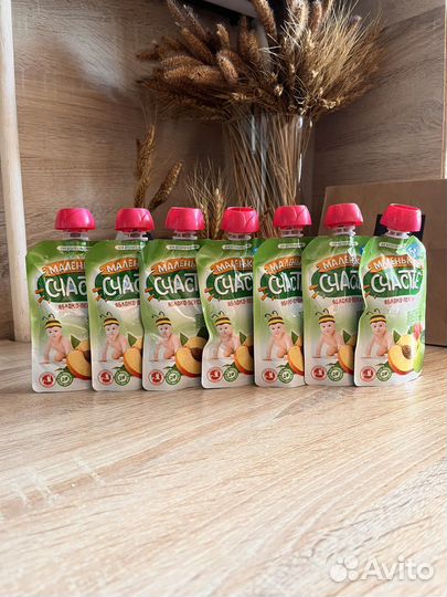 Детское фруктовое пюре