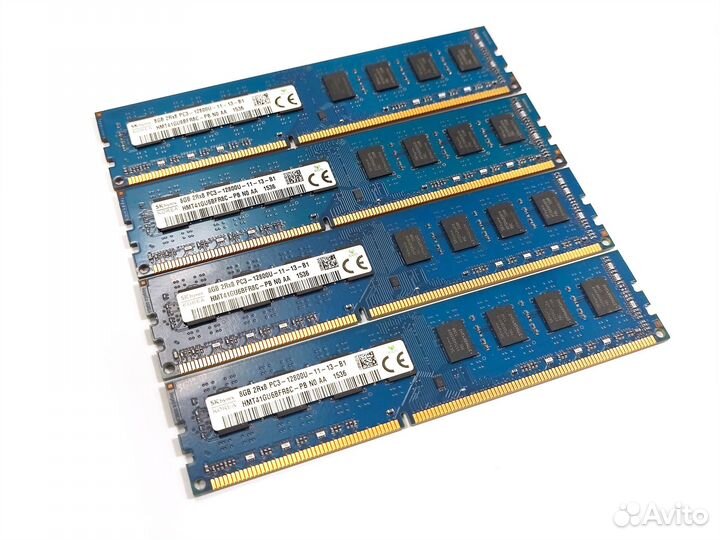 DDR3 4Gb / 8Gb 1600MHz память для пк + Гарантия
