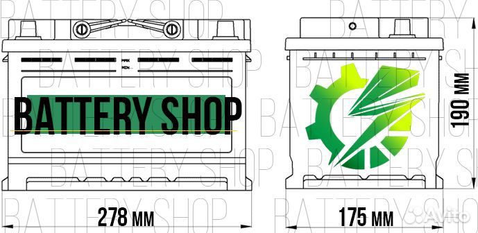 Аккумулятор 75Ач Тюмень Standard прямая полярность