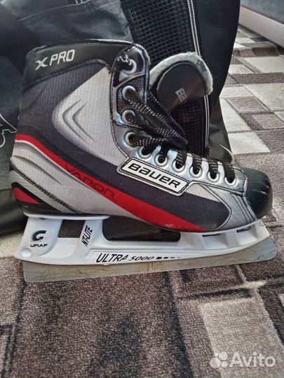 Коньки для хоккея с мячом bauer X PRO, размер 8