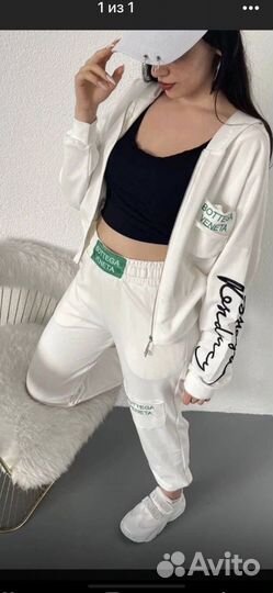 Спортивный костюм белый брендовый