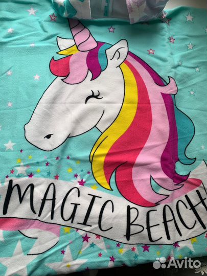 Полотенце пончо детское