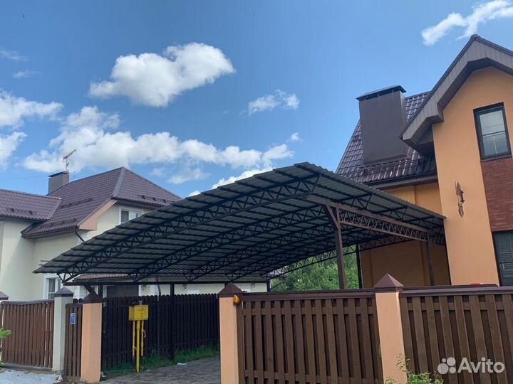 Готовый навес сборка до 2 дней