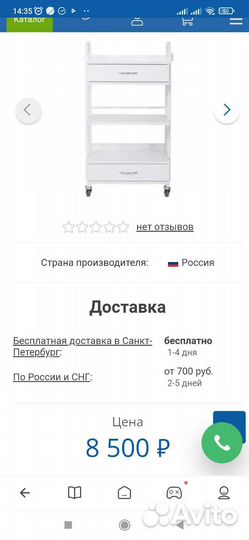 Косметологический столик