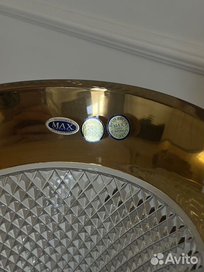 Ваза для цветов хрустальная