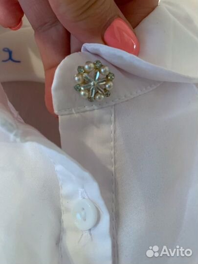 Блуза новая белая Кармелли 42-164