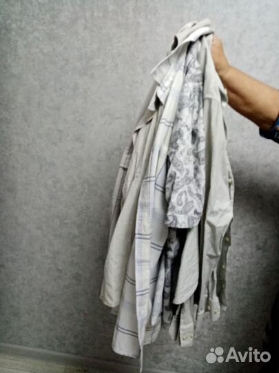 Куртка зимняя, костюм, рубашки бу