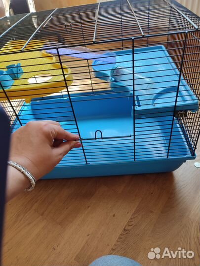 Клетка для крыс/хомяков/дегудвухэтажная