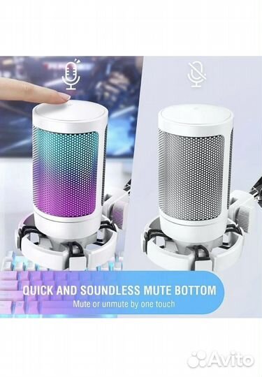 Микрофон Fifine AmpliGame A6V White