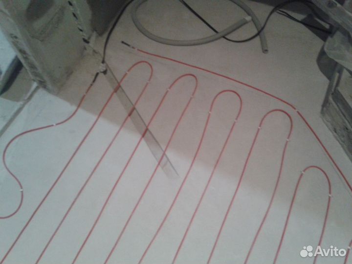 Теплый пол, Электромонтажные работы