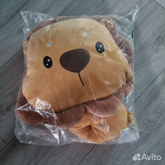 Мягкая игрушка лев новая в упаковке