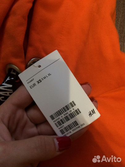 Худи H&M (новое, XS)