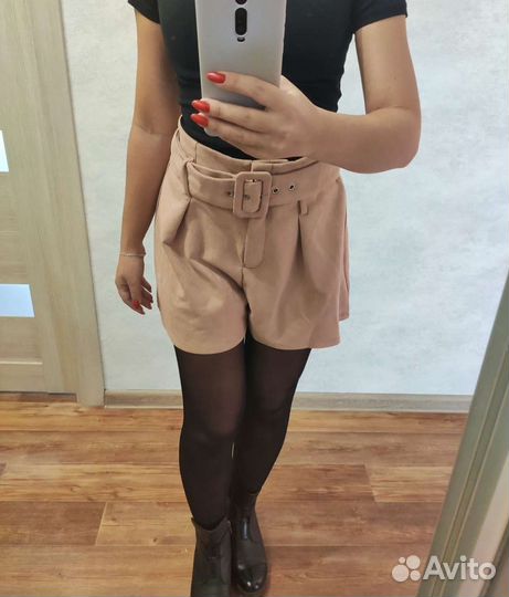 Замшевые шорты befree