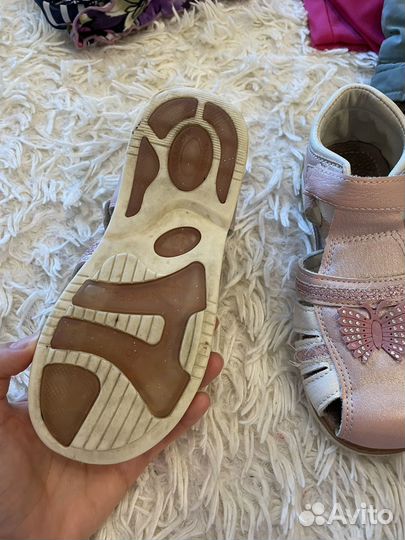 Сандалии туфли для девочки 30 р-р
