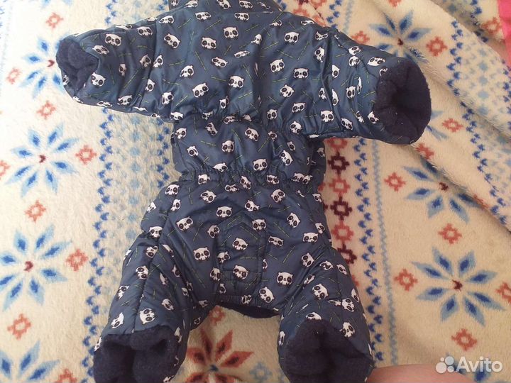 Комбинезон для маленькой собаки зима