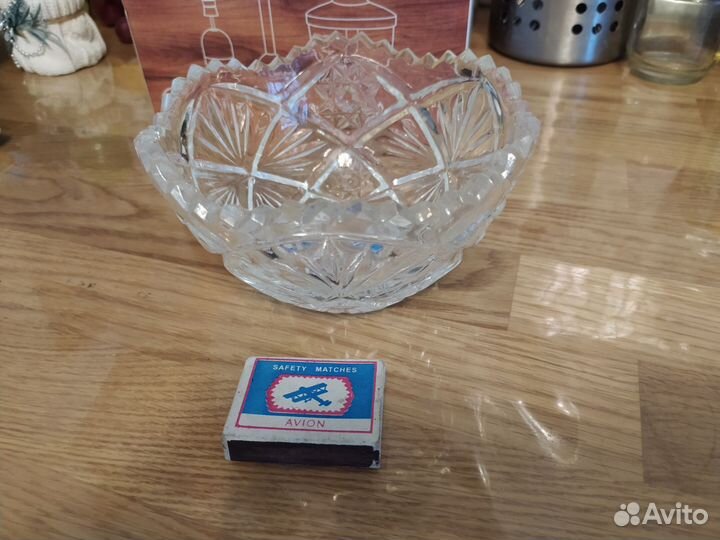 Хрустальная ваза, салатник