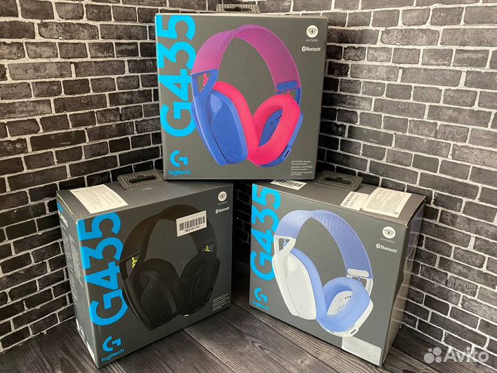 Игровые наушники Logitech G435 Lightspeed без ради
