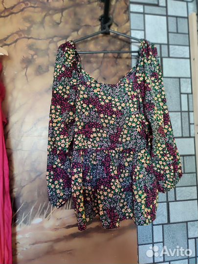 Блузка лёгкая летняя 52 размер