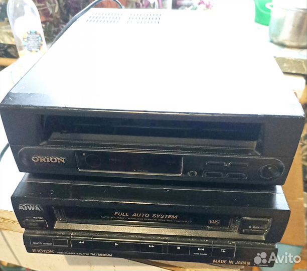 Видеомагнитофоны японские цена за 2 шт