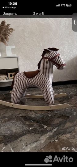 Детская игрушка лошадка