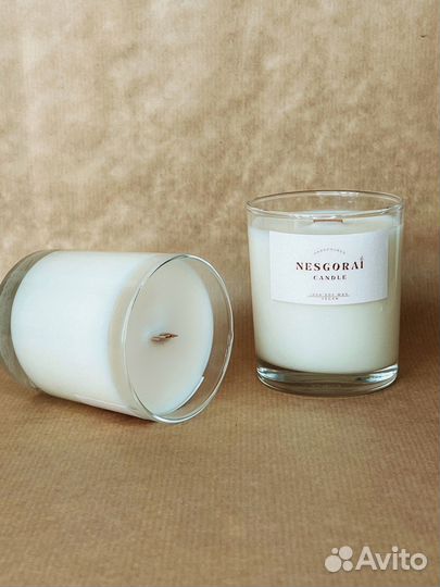 Ароматическая свеча ручной работы