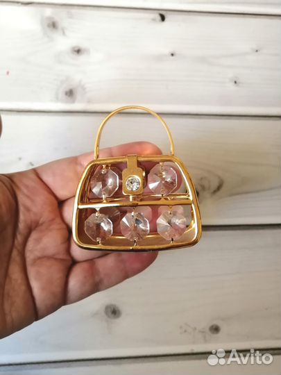 Сувенир сумочка с кристаллами сваровски