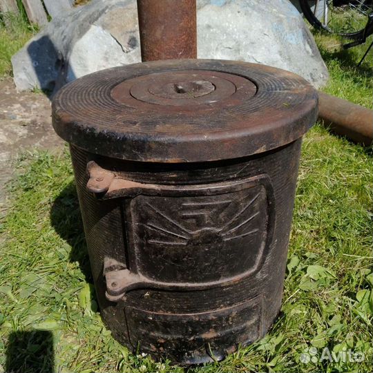 Печь буржуйка чугунная