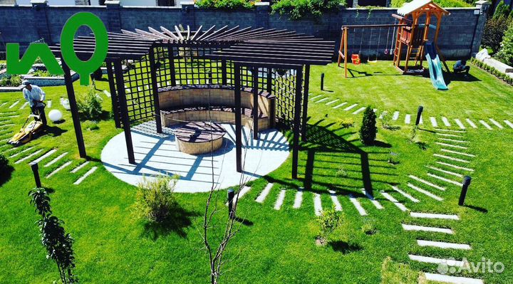 Рулонный газон с доставкой и укладкой