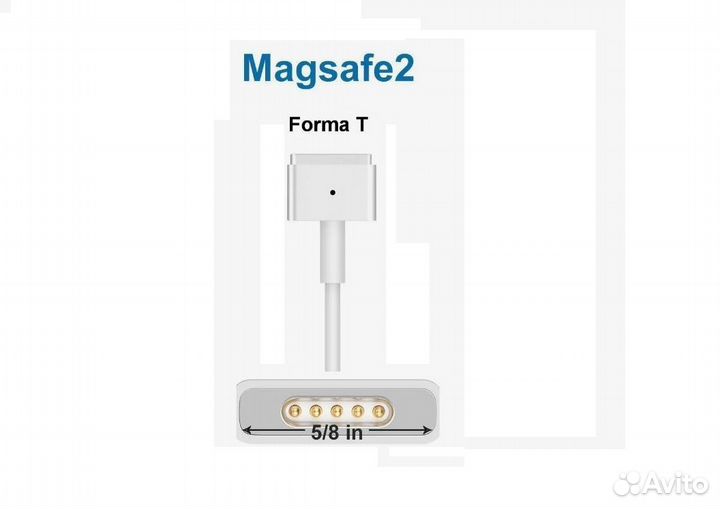 Блок питания для Apple MacBook 85w Magsafe 2