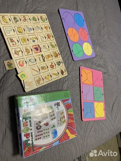 Развивающие деревянные игрушки монтессори