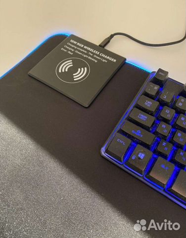 Коврик для мыши с беспроводной зарядкой