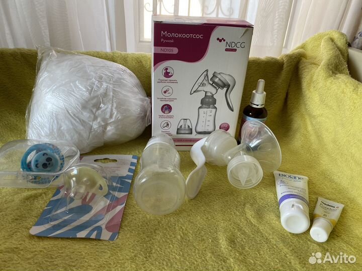 Молокоотсос ручной, крема для сосков