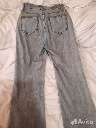 Джинсы женские широкие