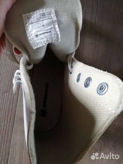 Коньки фигурные nordway 41 р-р маломер