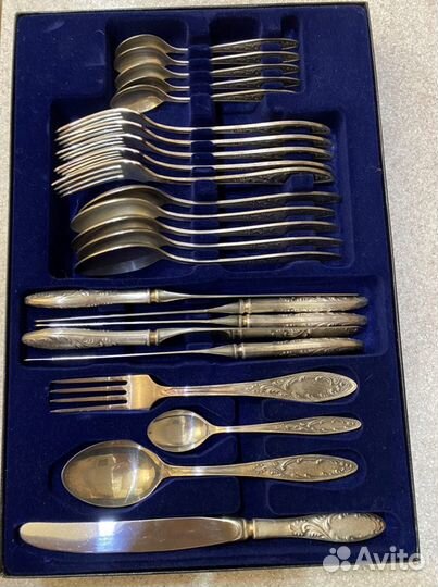Новый набор столовых приборов Пламя мельхиор Кольч
