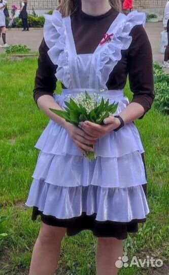 Школьный фартук и платье