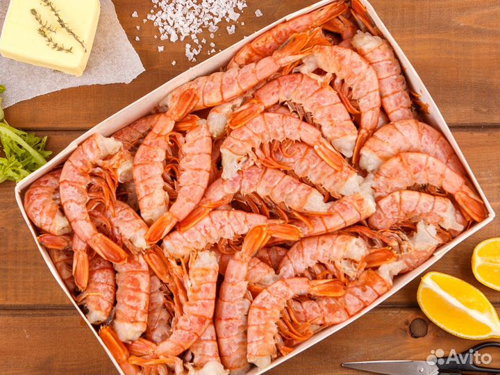 Креветки в ассортименте с бесплатной доставкой