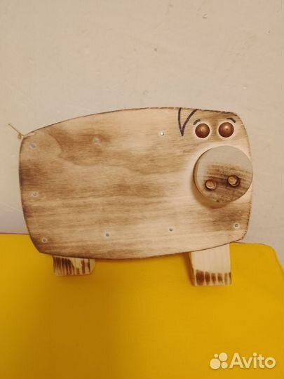 Копилка деревянная